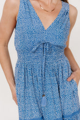 Lauren Maxi Dress | Blue Floral